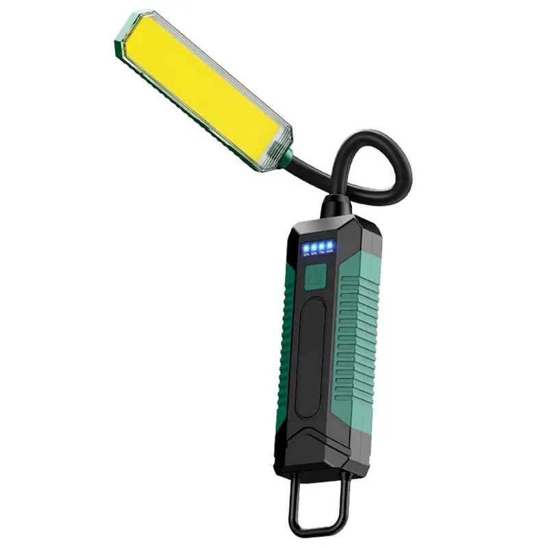 Rechargeable COB LED Lamp LED Lamp With Red Flashing Warning Camping Lighting Magnetic Auto Repair Light