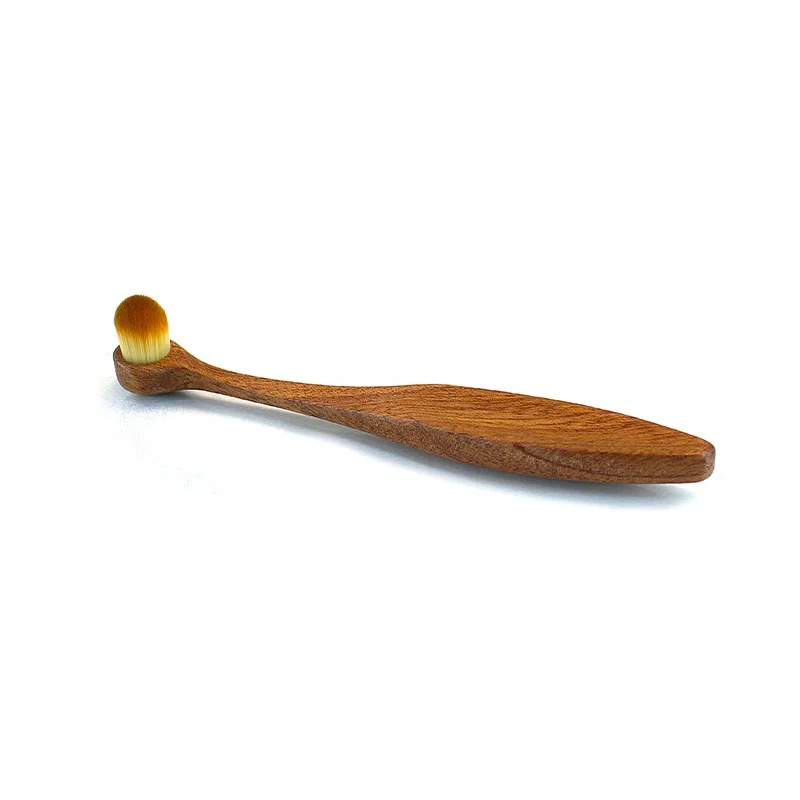 Professional Turntable Stylus Cleaner Brush Natural Sapele Wood Soft Hair Record Needle Dust Cleaning Brush for LP