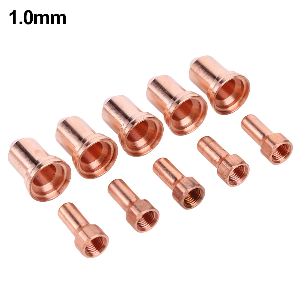 

5 Sets Plasma Consumables Caliber 1.0/1.3mm Electrode 52558 Plasma Cutting Nozzle 51311 for PT80 PTM80 Plasma Cutting Torch