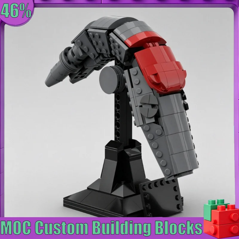 NEW 279PCS Firefighter Head Helmet Collection MOC Figure Model Custom Puzzle DIY Creative Assembly Educational Toy Display Gift