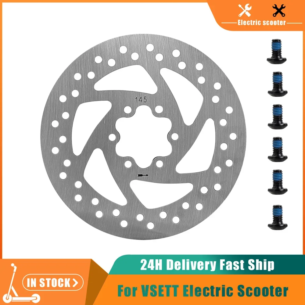 Universal 145mm Disc Brake Rotor for VSETT 10+ For Dualtron For Kaabo Electric Scooter Reinforced Brake Disc Accessories