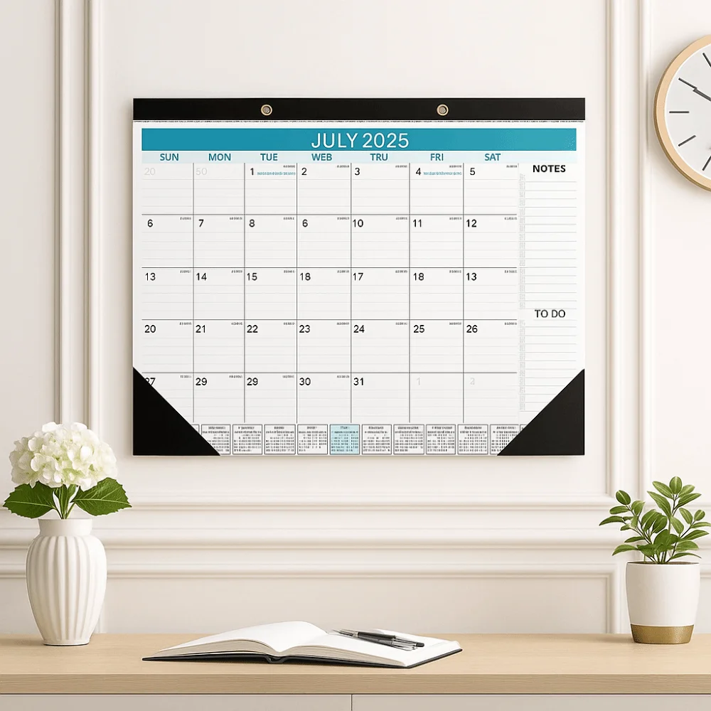 

Настенный декор, креативный настенный календарь, ежемесячный раскладной календарь на 18 месяцев, премиум-бумага, яркий ежемесячный планировщик, календарь для офиса