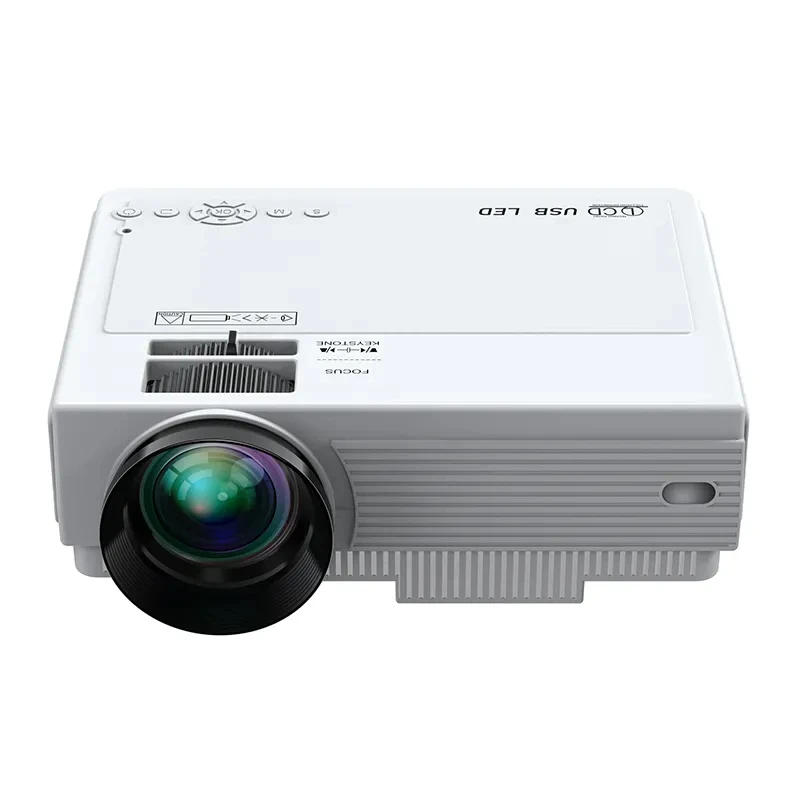 Tragbarer Mini-Multimedia-Full-HD-3D-LED-Projektor 150-Lumen-Heimkino-Projektor