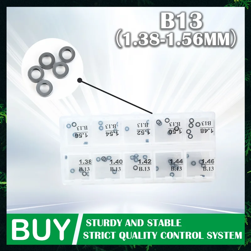 B12 B13 B16B22 B25 B26 Adjusting Shim Common Rail Injector Adjustment Shim  Gasket WasherFor Bosch Gasket  50Pcs  YH1133