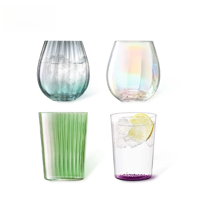 

Цветные хрустальные стаканы, фиолетовые стаканы для сока, стаканы для воды