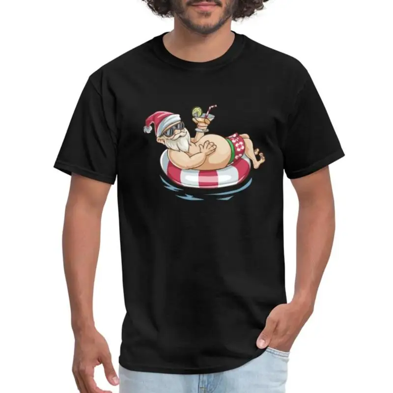 

Мужская футболка «Рождество в июле» Санта-Поплавок