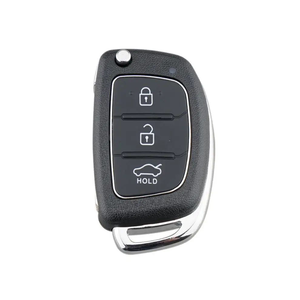 Coque de clé à distance de voiture à 3 boutons pour Hyundai, Santa, Fe, Mimac4, 3 son- Accent, I30, I40, I45