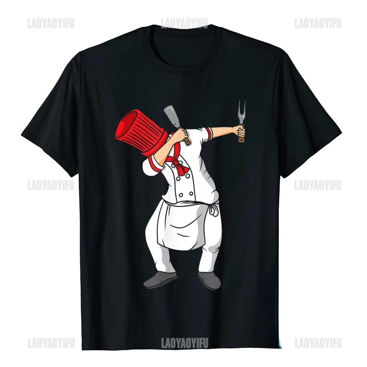

Забавная футболка Dabbing Hibachi шеф-повара, летние мужские футболки для фитнеса, классический мужской топ, обтягивающие уличные футболки в стиле Харадзюку, мужская одежда