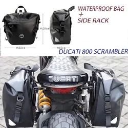 Motorcycle Ducati 800 Scrambler Frame Side Bag luggage Rack Travel Storage Waterproof Bag Suitable For Ducati Scrambler 800