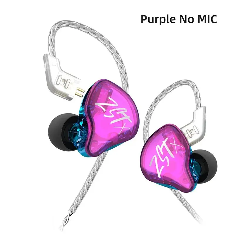 KZ ZSTX 1DD+1BA Hybrid Driver In-ear Earphone Noise Cancelling