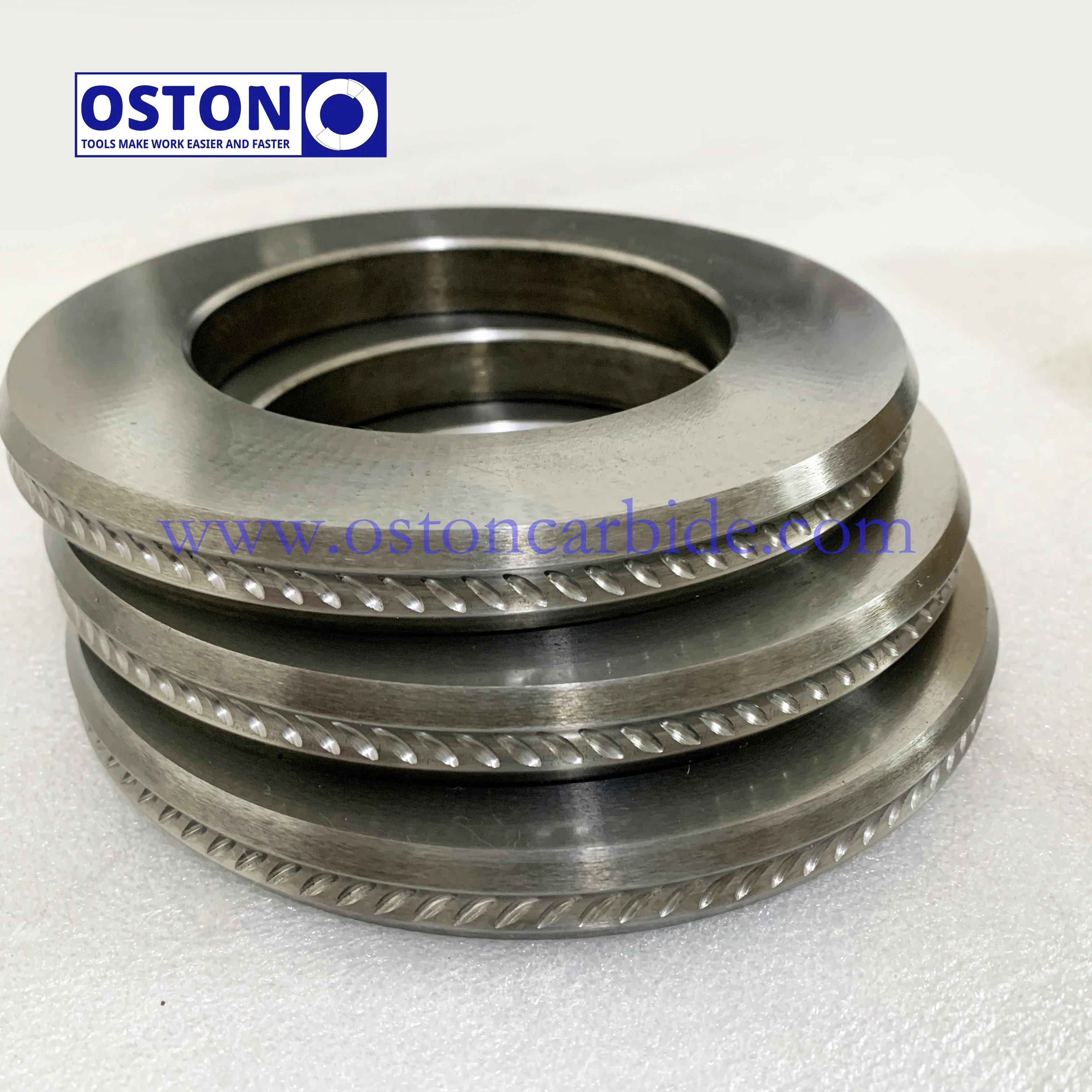 Original Material OST30 Grade Tungsten Carbide Indented Rollers 125x82x15mm RO RT FO CA FR