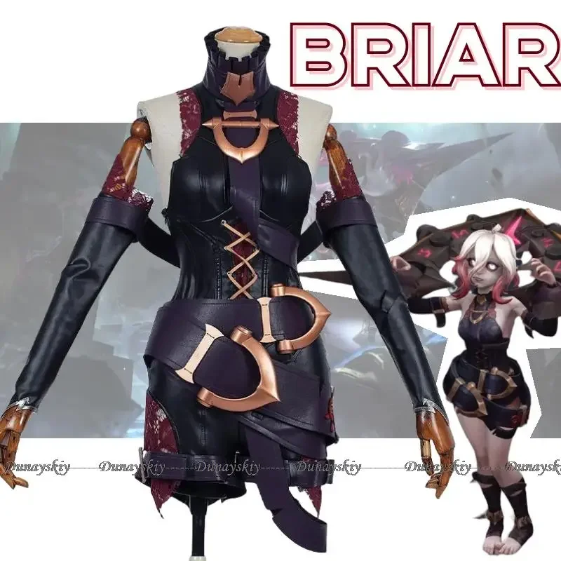 Briar Anime Game LOL Cosplay Costume The Restrained Hunger Cosplay Costume Clothes Uniform Vampires Artificial Living Weapons