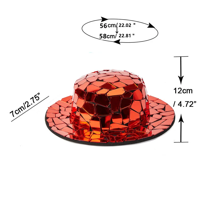 الفاخرة واسعة حافة فيدورا قبعة للرجال النساء كلاين الأزرق كامل الترتر بلينغ ورأى أفضل القبعات حفل زفاف قبعة المرحلة قبعة المغني قبعة