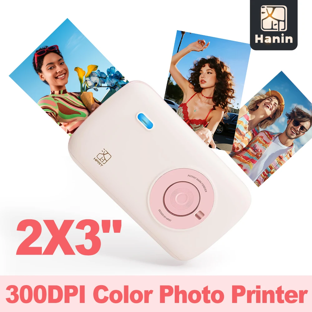 

300dpi CP2100 Portable Photo Printer Portable Mini Color Bluetooth Wireless Connection Travel Mobile Printer Permanent Retention