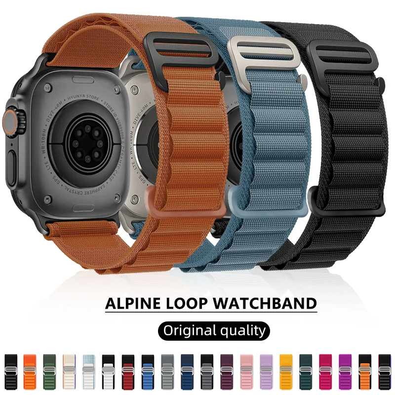 Pasek Alpine do Apple Watch Band Ultra 2 3, bransoletka do zegarka 45mm 49mm 42mm 46mm 44mm 41mm 40mm, Iwatch Series 11 9 8 7 6 SE 10