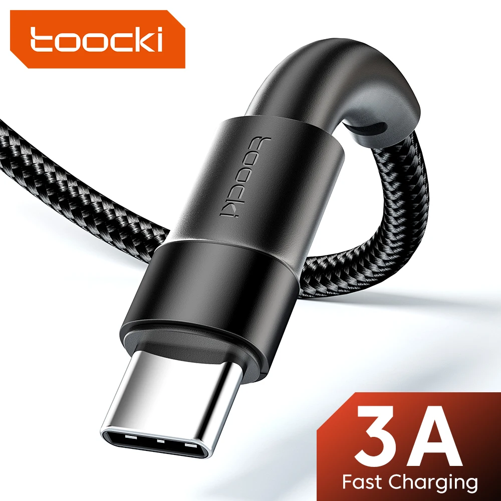 Toocki 0.25 m/0.5 m 3A USB C Kabel Type C Voor Xiaomi 12t pro Realme Redmi note 12 pro Snelle Oplaadkabel Type C Data Cord Draad