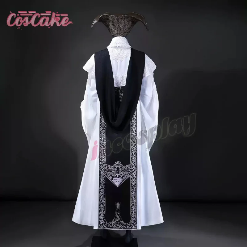 Game Bloodborne The Choir Cosplay Costume The Choir Leade Shawl coat dress hat prop Halloween carnival fashion men women outfit view 3