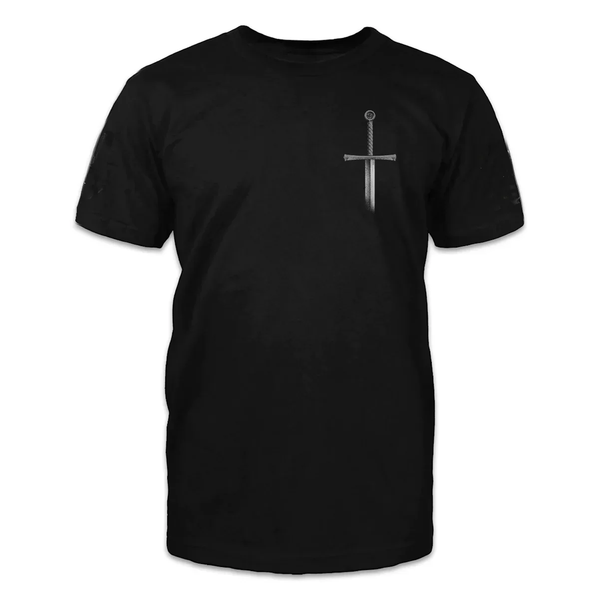 If I'm Not Dead, I'm Not Done. Novel Design Skeleton Crusader Warriors T-Shirt. Summer Cotton Short Sleeve O-Neck Mens T Shirt