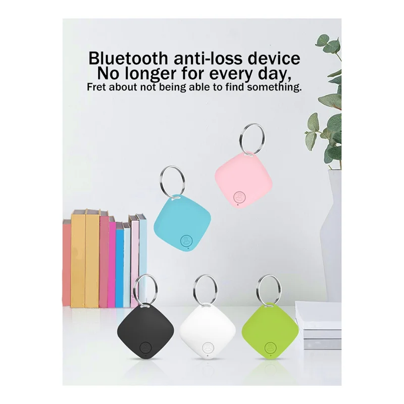 Mini GPS Tracker Bluetooth Anti-Lost Device Key Pet Handy Anti-Lost Device Smart Locator Weiß