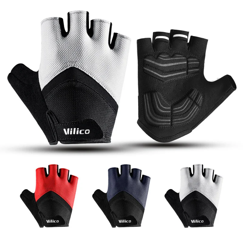 

Half Finger Cycling Gloves Breathable Shockproof MTB Mountain Bike Gloves Professional Men's Outdoor Road Bicycle Gloves
