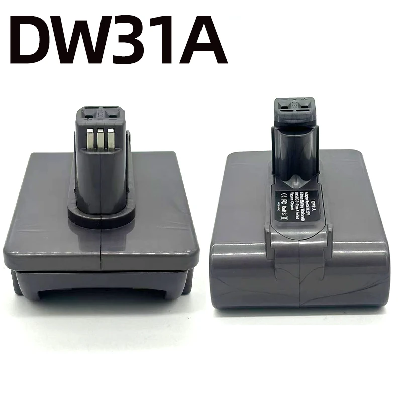 DW31A Vacuum Cleaner Battery Adapter Compatible with For DW 20V Li-ion Battery Modified for Dyson-style Handheld Vacuum Cleaners
