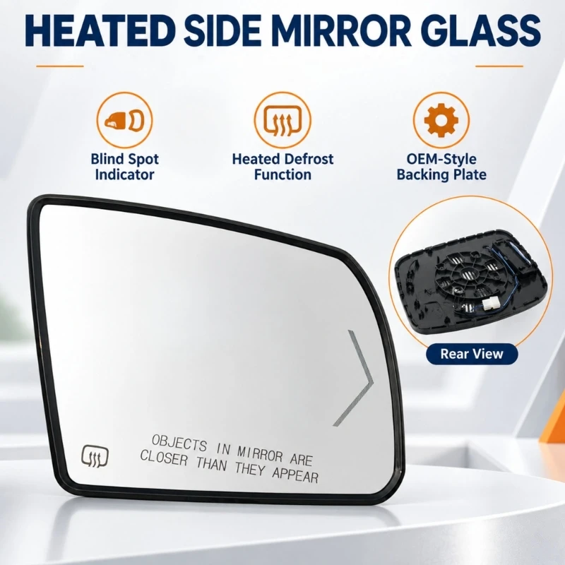 D5BE Side View Mirror Glass with Heating for Cloudy Exterior Mirror Glass