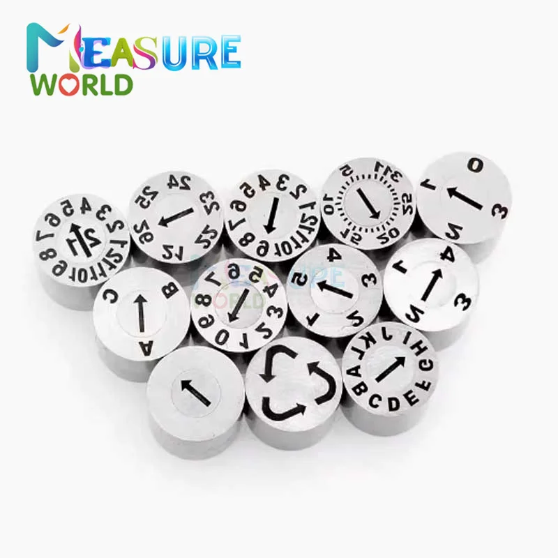 إكسسوارات قالب بلاستيكي لختم التاريخ ، إدراج التاريخ ، دبوس تحديد التاريخ ، رقم الطباعة ، 4 ، 5 ، 6 ، 8 ، 10 ، 12 × 8 ، رقم ، علامة