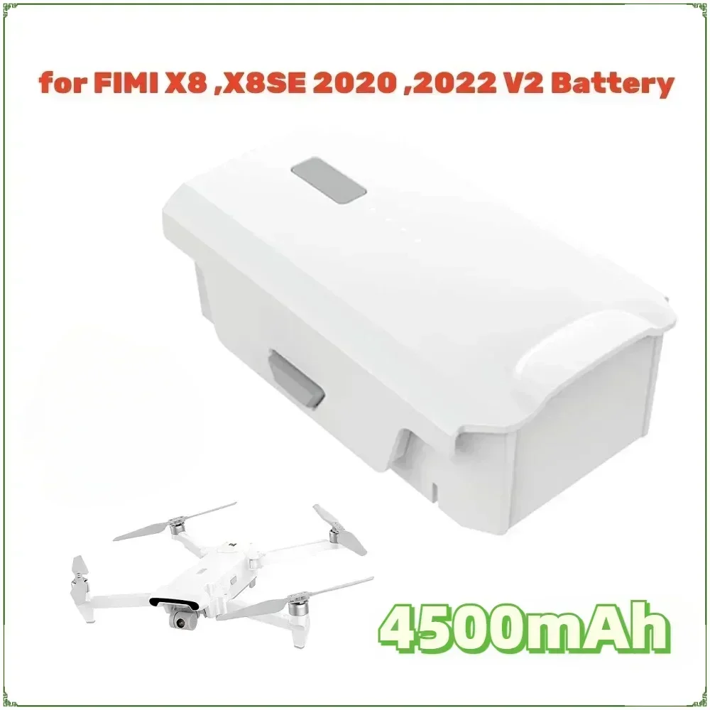 

New 11.4V 4500mAh DC02A5 Replacement Flight Battery for FIMI X8 SE 2020 ,FIMI X8SE 2022 V2 Camera RC Drone