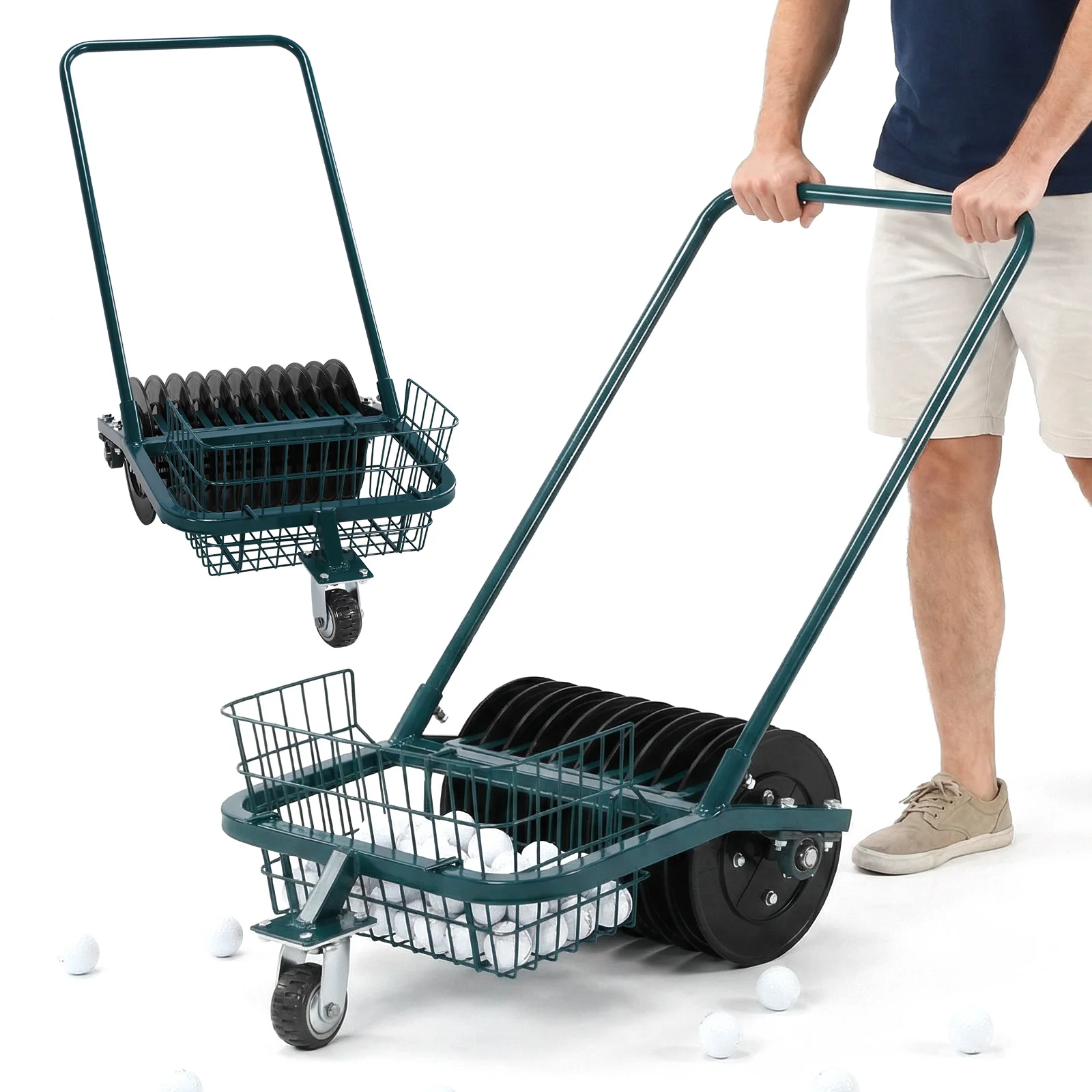 

Совок для сбора мячей для гольфа: не нужно наклоняться, экономит время и силы для тренировок на заднем дворе