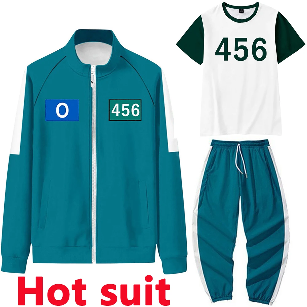 Hot Game Player Suit Classic 456 Tracksuit Cosplay Costume Daily Causal Party Men Women Sweatshirt Classic Comfy Full Styles