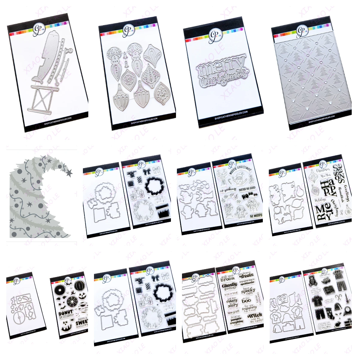 

Halloween Holiday Stacks Sentiments Stamps And Dies New Arrival 2025 Scrapbook Diary Decoration Stencil Embossing Template