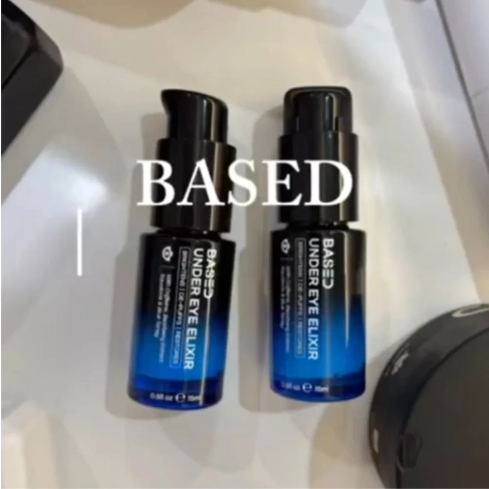 15ml Male Based Under Eye Elixir Eye Serum Lightweight Smooth Eye Care Essence Original Lighten Dark Circles Brighten Skin Tone