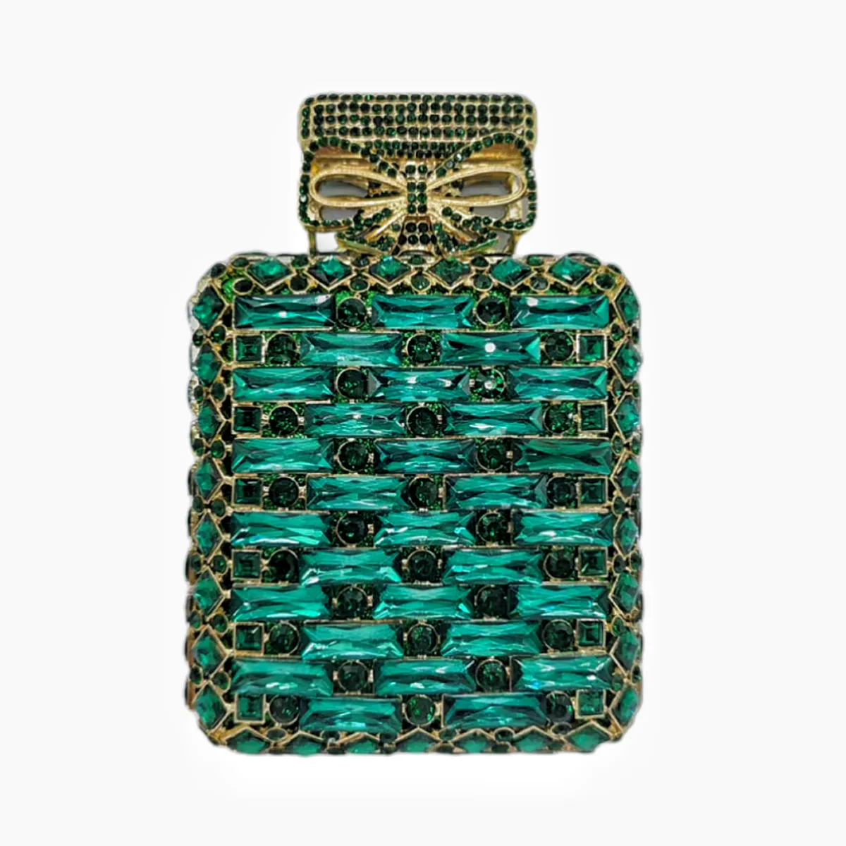 Botella de perfume, bolso de mano con diamantes, banquete de celebridades, cristal lleno de diamantes, bolso de cristal para cena, bandolera acolchada con purpurina asequible
