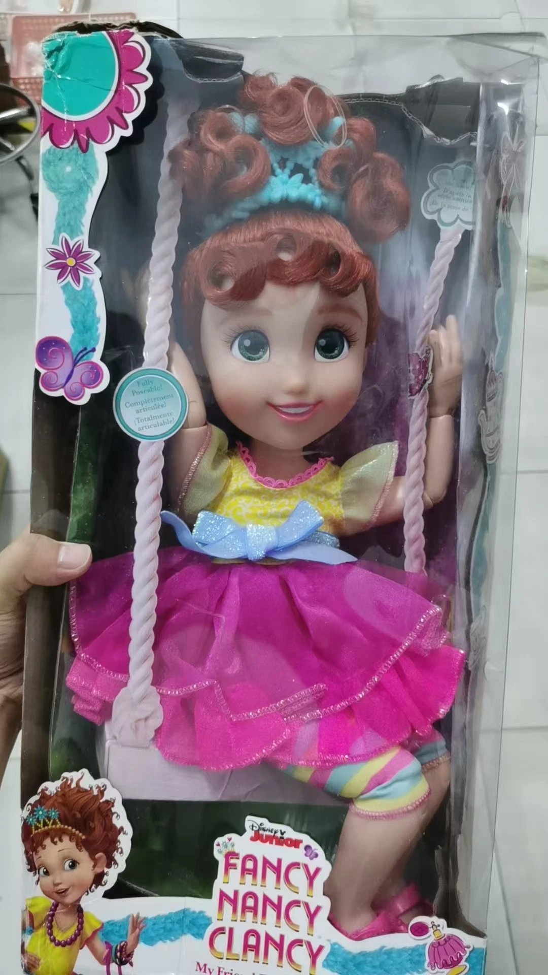 [Fornitura limitata] 45cm di altezza ragazza bambola giocattolo Multi-giunto accessori per il corpo mobile ragazza gioca casa vestire giocattolo