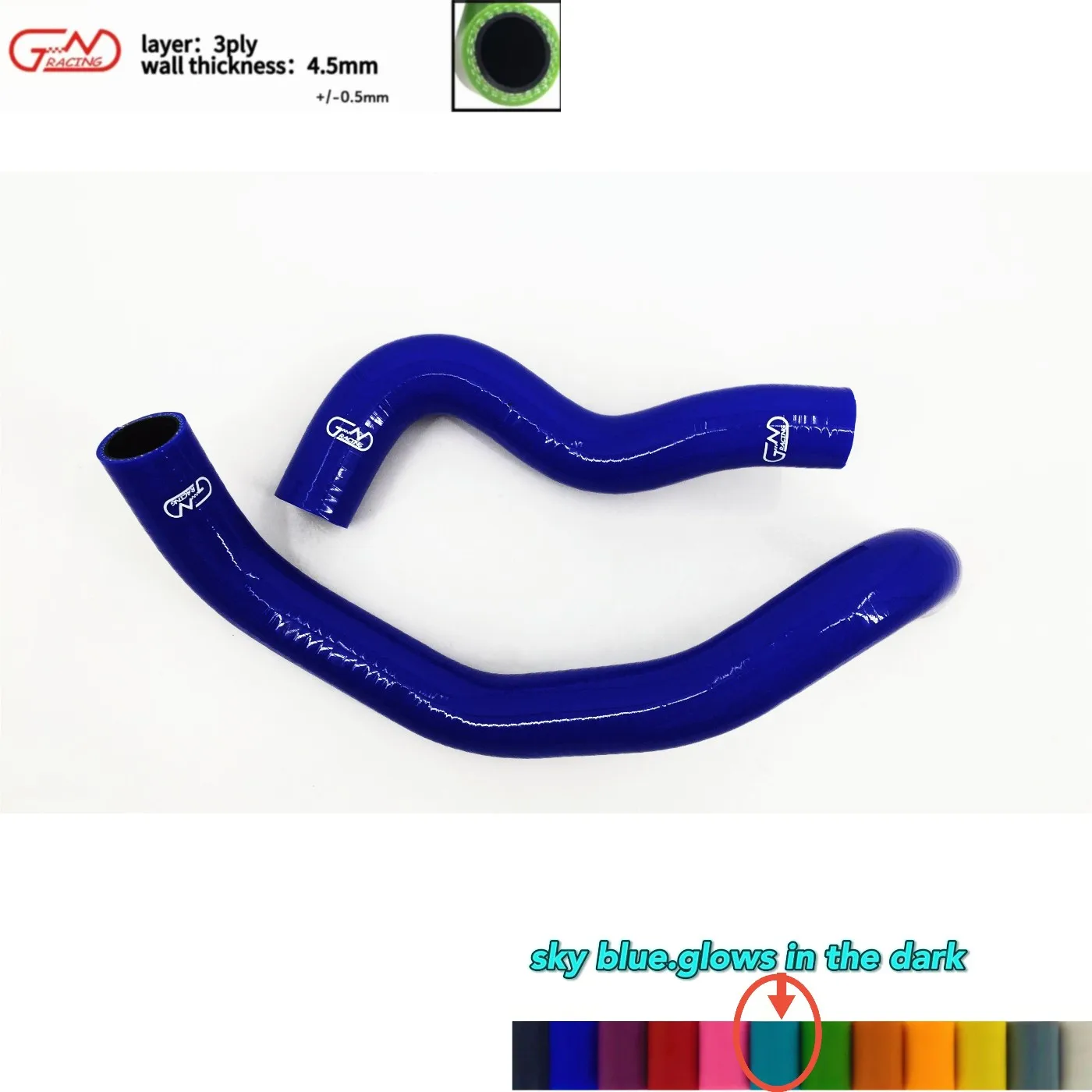 

For 2007 2008 2009 Nissan 350Z Z33 VQ35HR Tubo Silicone Radiator Hose Kit