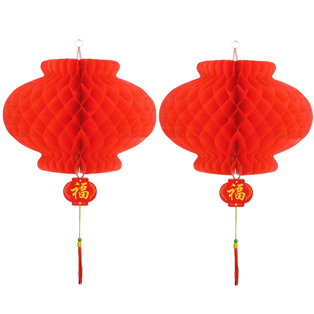 

30 PCS LED Round Folding Lantern Christmas Decoration Hanging Lanterns Honeycomb