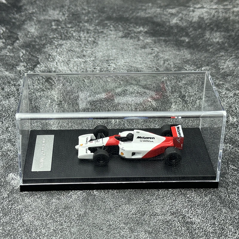 Diecast Model Car LCD 1:64 Scale McLaren Honda MP4/6 Alloy Race Car Model Collection Toys for Boys Gif Souvenir in Stock