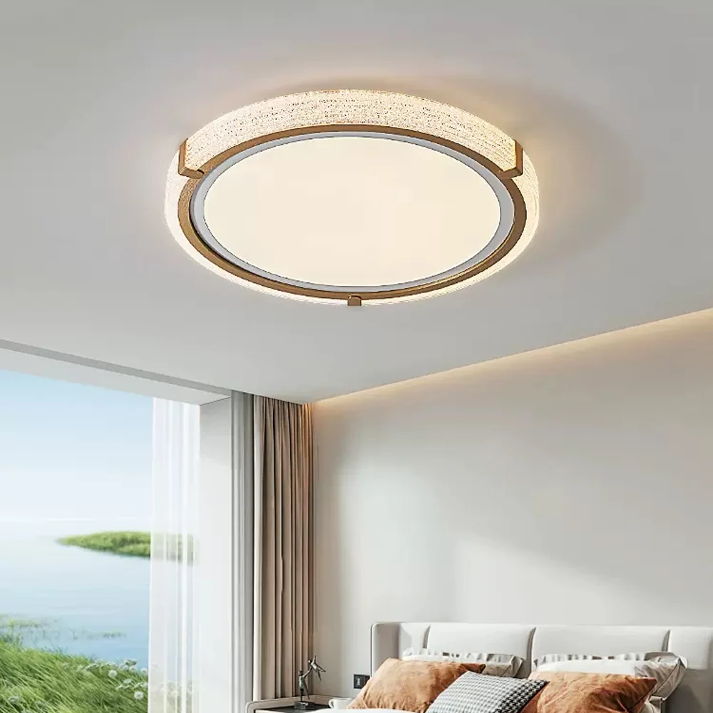 Modern Simple Bedroom Ceiling Light New Italian Luxury Minimalist Eye Protection Remote Dimming Study Balcony Room Lighting Home