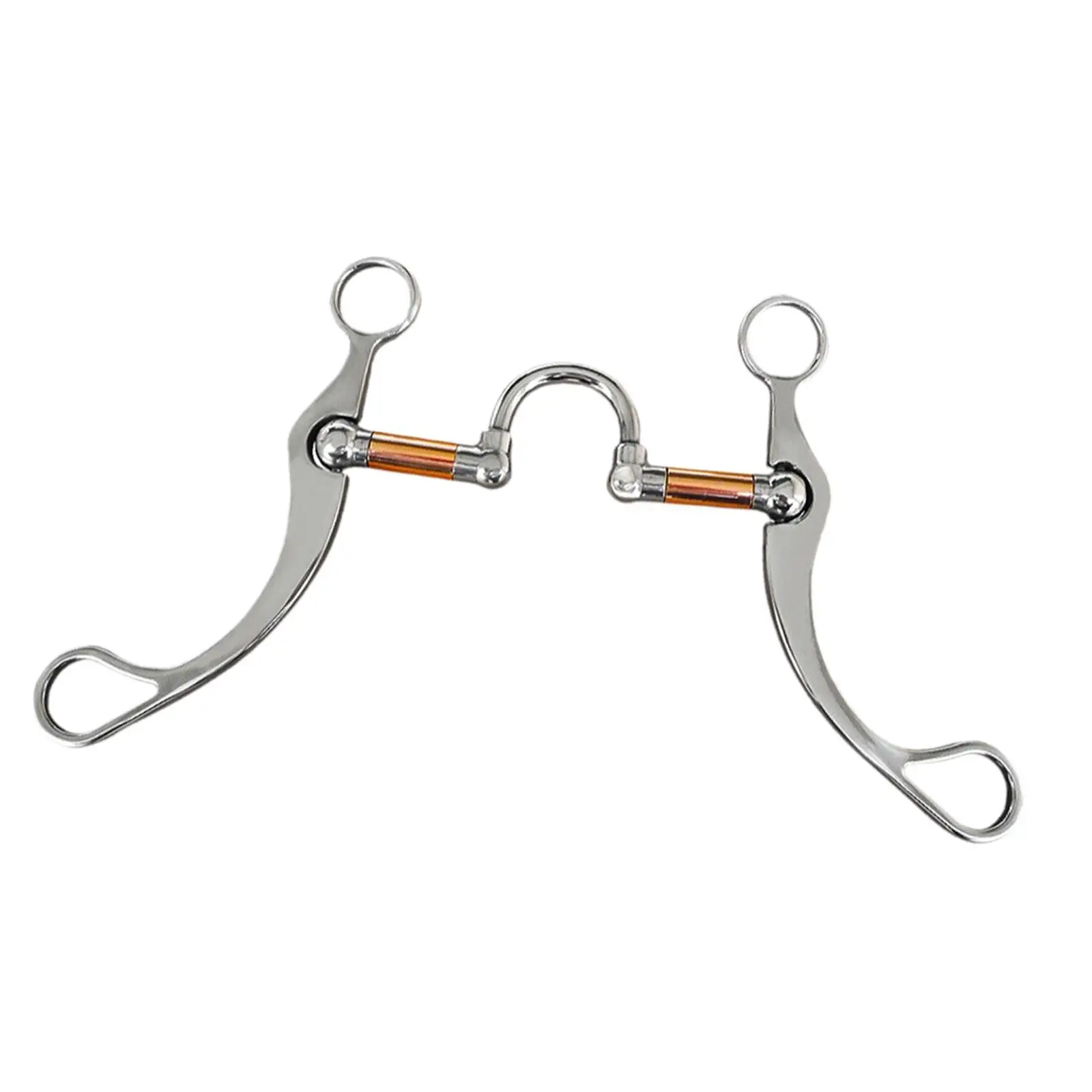 الحصان Snaffle التدريب بت حلقة Snaffle بت 125 مللي متر ركوب الخيل Snaffle الحصان Bridle الفروسية الحصان مضغ معدات التدريب