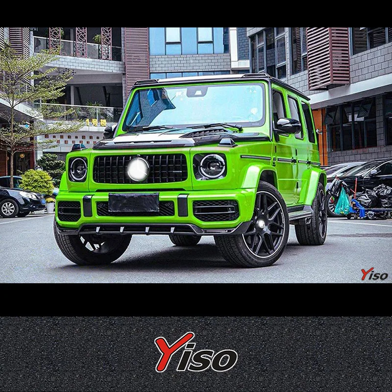 

Suitable for W464 large G63 carbon fiber front rear lips new G500 is equipped Topcar dry carbon fiber kit hood and wheel arches