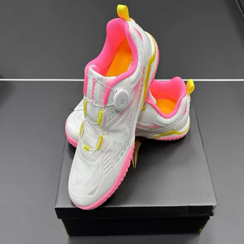 

Новинка 2024 года, обувь для настольного тенниса, мужская и женская противоскользящая обувь для бадминтона, дизайнерская обувь для пар, удобная спортивная обувь унисекс