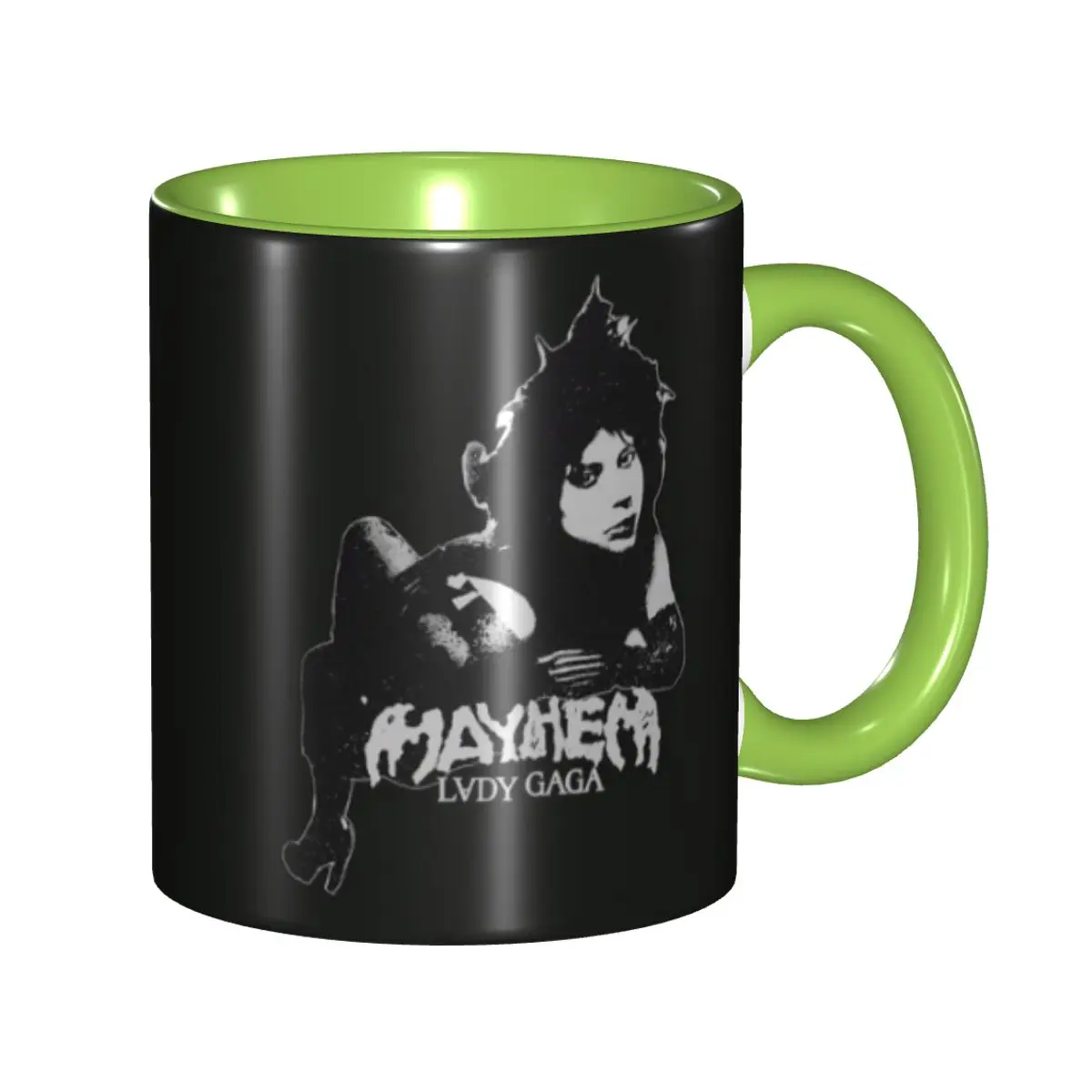 

Custom Lady Gaga Mayhem Music Singer Mugs DIY Ceramic Milk Tea Coffee Cups