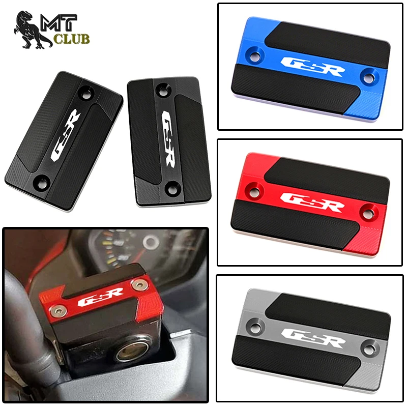 For SUZUKI GSR400 GSR600 GSR250 GSR750 High Quality Motorcycle CNC Accessories Front Brake Fluid Reservoir Cover Cap