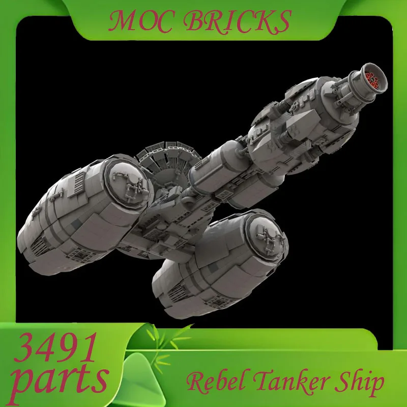 Personnaliser 3491 pièces rebelles pétrolier navire espace militaire MOC SpaceShip bataille Architecture bricolage originalité assemblage briques cadeaux