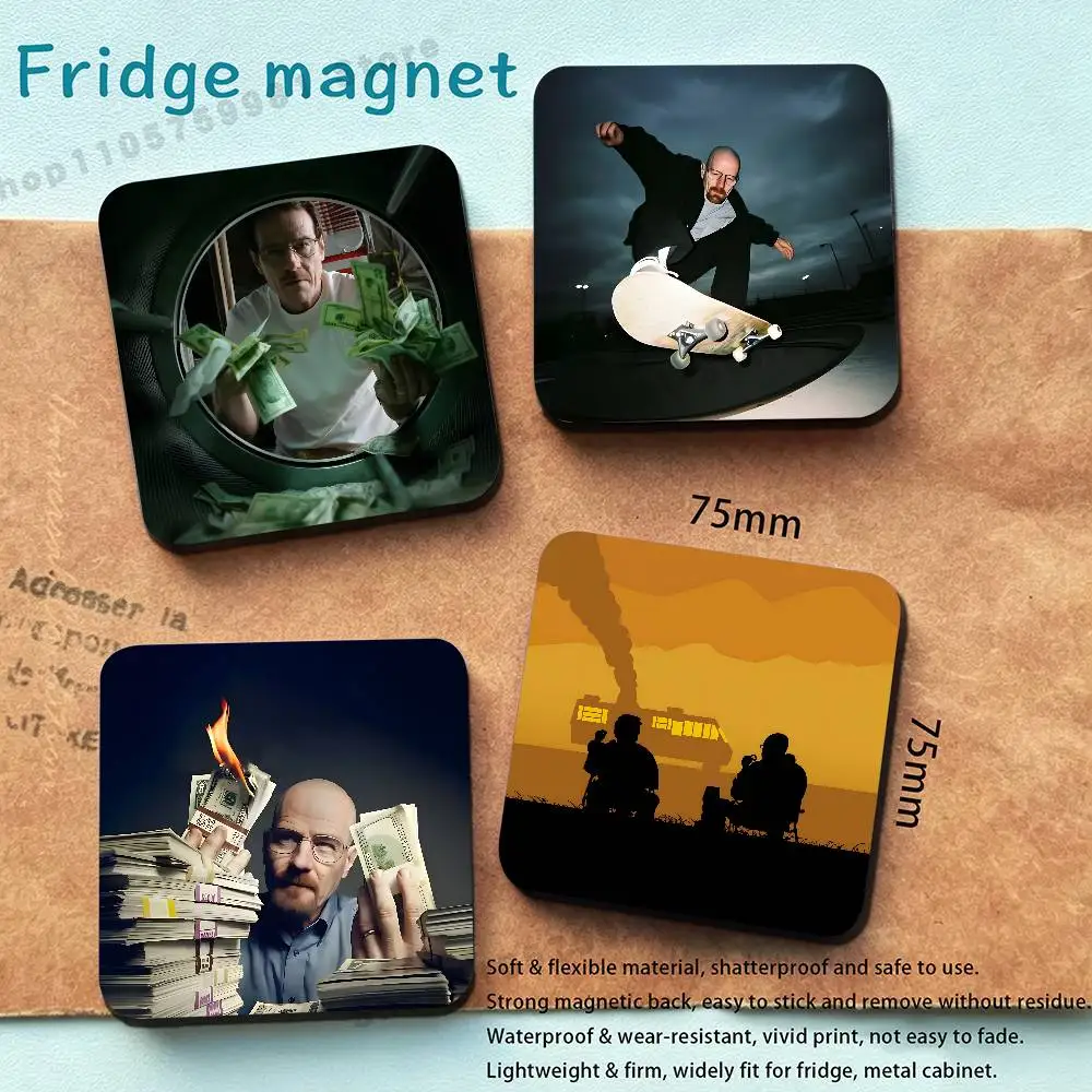 W-Walter White Heisenberg Refrigerator Magnets the Perfect Choice for Home Create Warm Cozy Home Decor Gifts