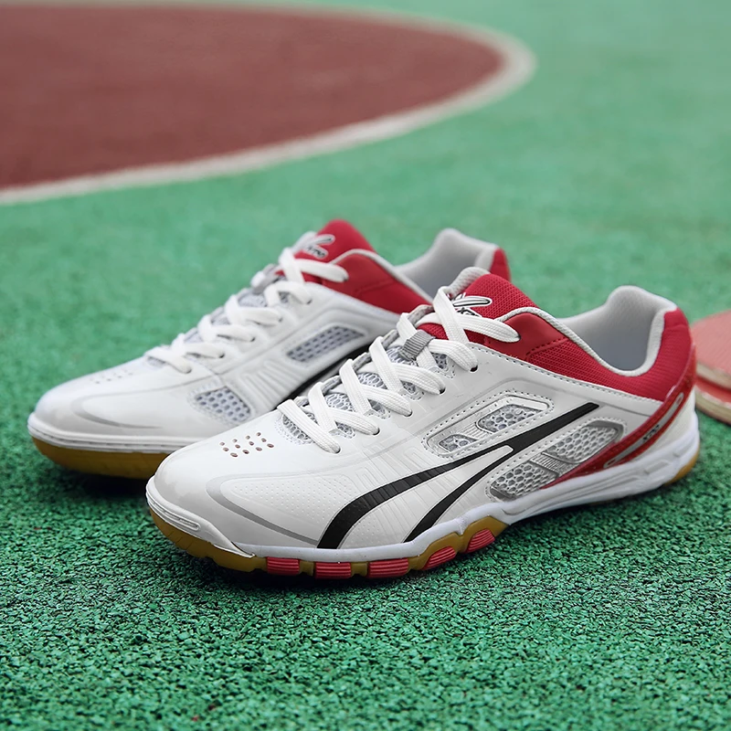 Sapatos de badminton profissionais para homens tênis de badminton leves tênis de treinamento feminino anti deslizamento calçados de vôlei