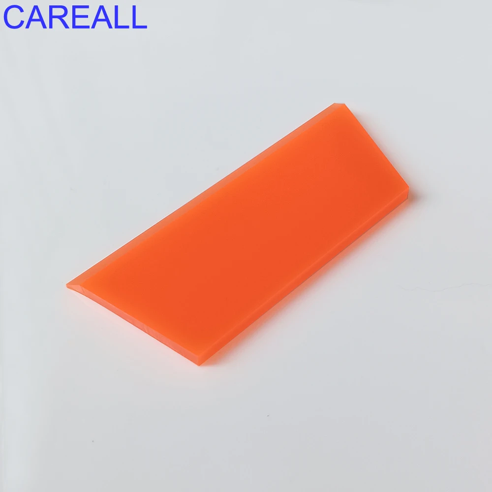 CAREALL-Lame de rechange en caoutchouc, bande biseautée pour vitres teintées, raclette, verre, outil de nettoyage de voiture, film de protection Ppf rond, 5 pièces