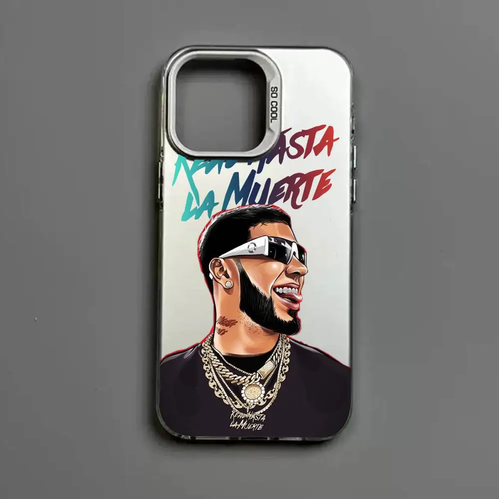 เคสโทรศัพท์ Anuel AA แร็ปเปอร์ สำหรับ iPhone 17 16 15 14 13 12 11 Pro MAX แบบด้าน กันกระแทก ป้องกันการตก