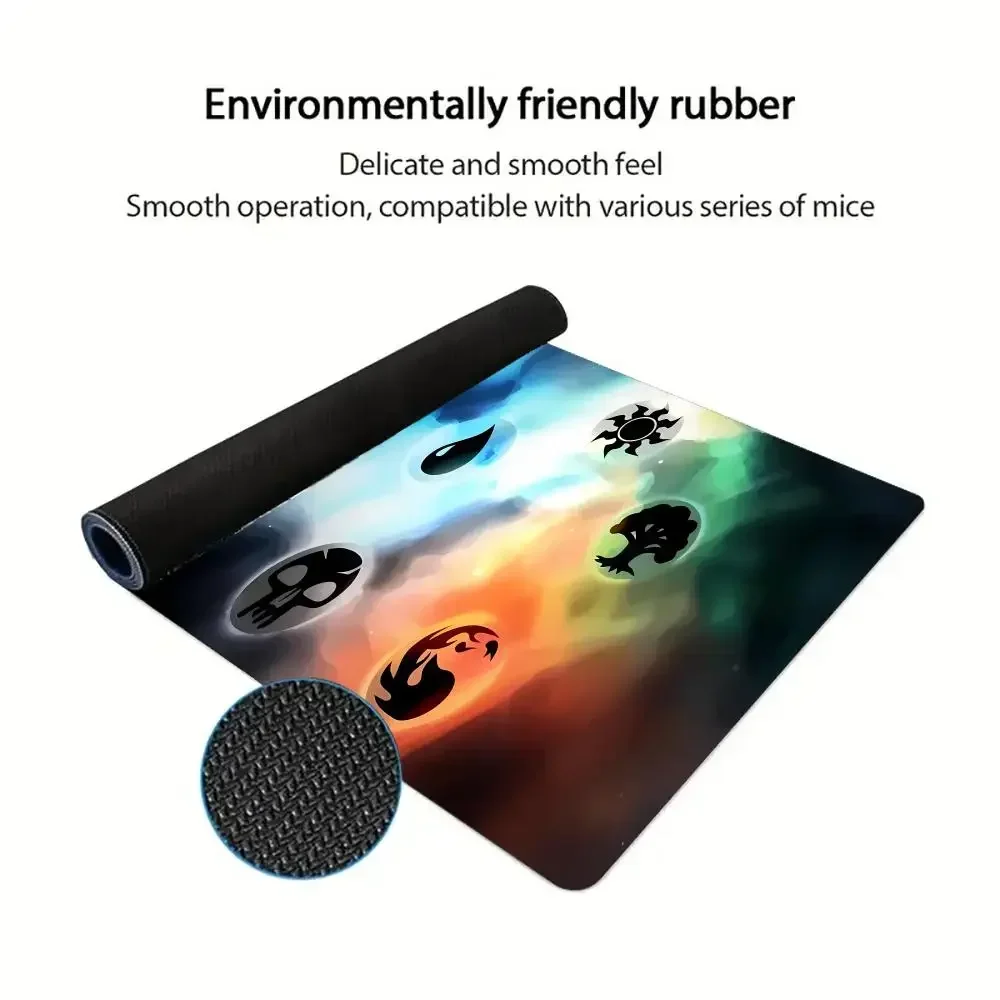 카드 게임 노트북 게임 러그 마우스 패드 대형 게이밍 논슬립 마우스패드 XXL 마우스패드 노트북 태블릿 매트 미니 PC 플레이매트