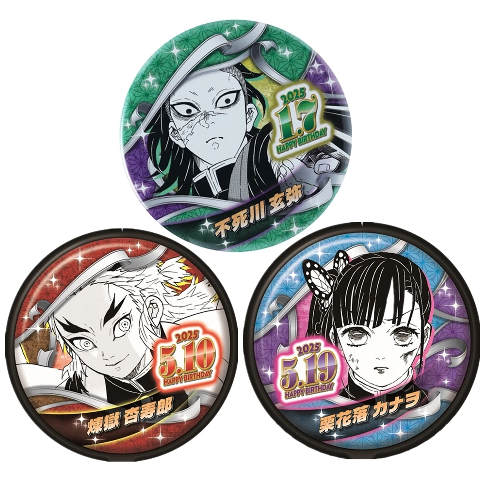 

58 мм аниме Demon Slayer Kimetsu no Yaiba Rengoku Kyoujurou костюм для косплея на день рождения значок булавка SPTE жесть брошь реквизит gILF